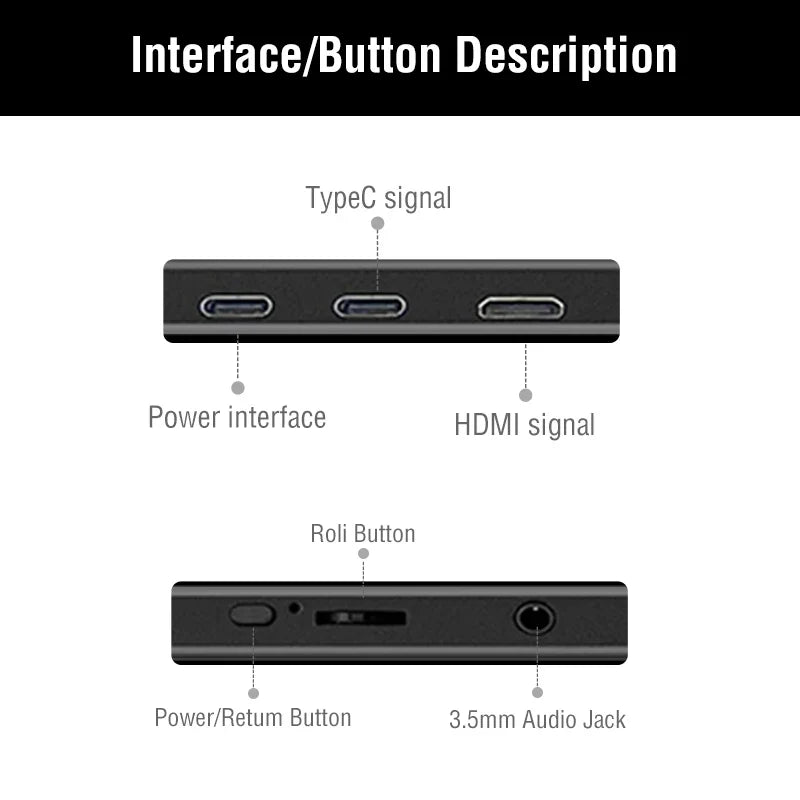 Anmite 15.6-Inch Portable Touch Monitor - 1080P HDR, Low Blue Light, Gaming & More