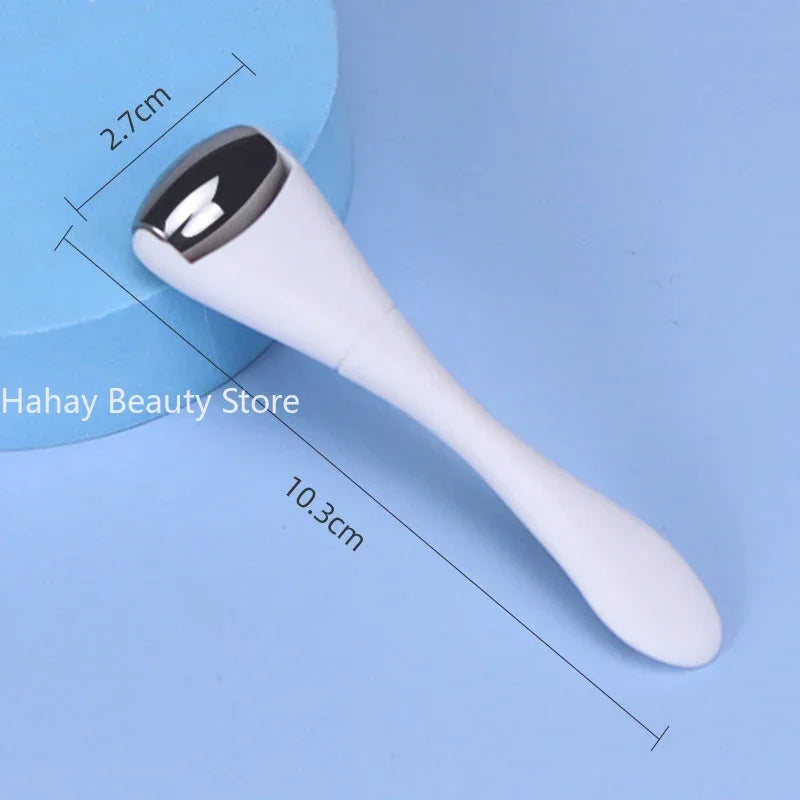 Double Head Stainless Steel Ice Roller & Eye Cream Stick - Face Massager & Beauty Tool