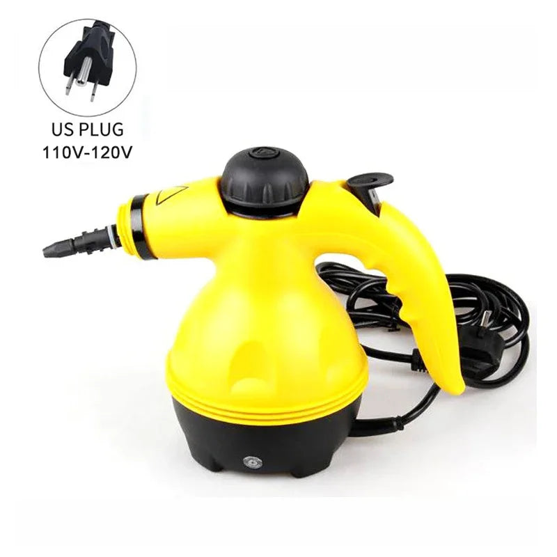 High Temperature Multi Purpose Steam Cleaner with 9 Accessories for Carpets, Curtains, and Car Seats