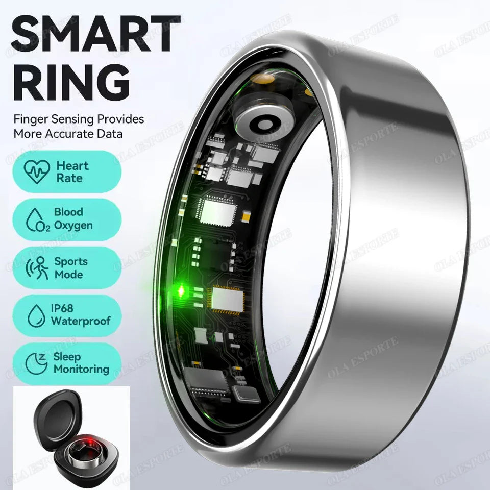 For Xiaomi Smart Ring - Bluetooth Heart Rate & Blood Oxygen Monitor