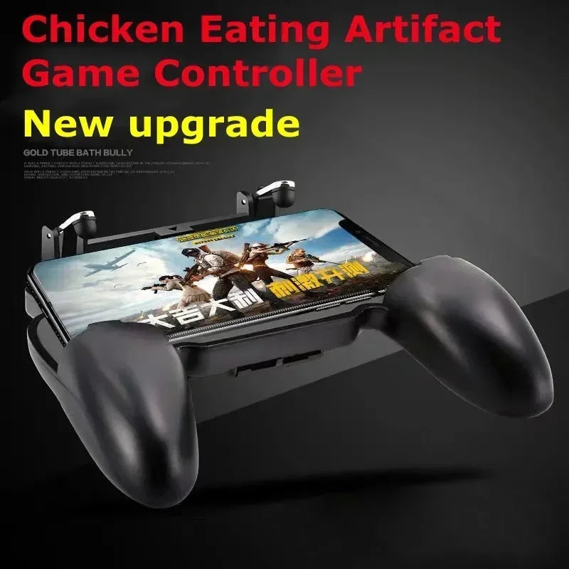 Mobile Phone Gaming Controller W10 for PUBG - Universal Gamepad for iPhone & Android