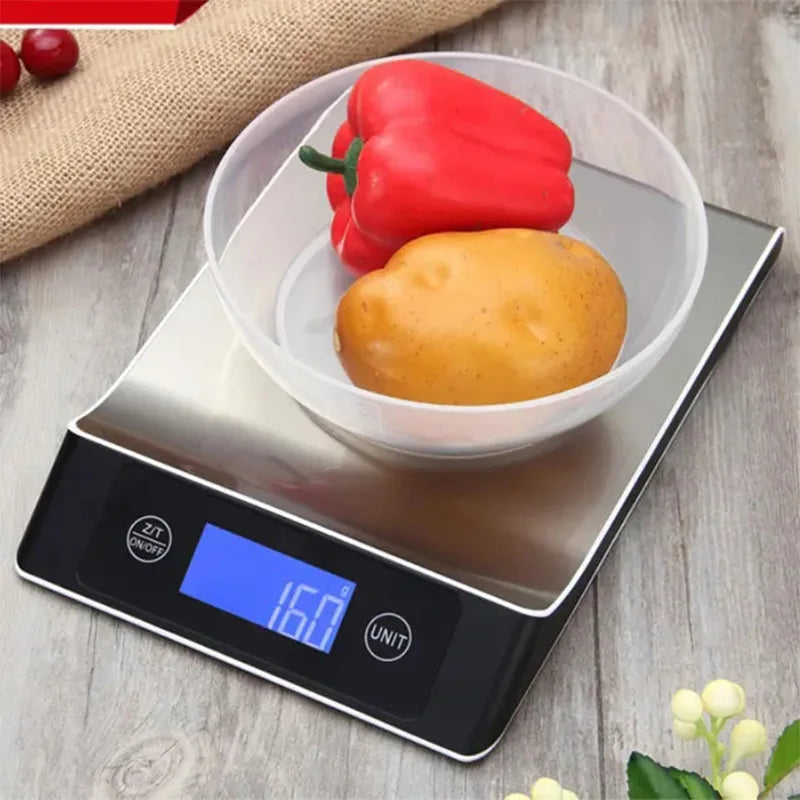 Digital Kitchen Scale, 15Kg/1g, LED Display