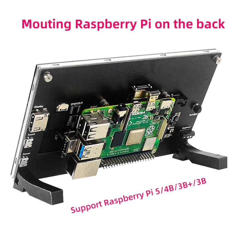 7 Inch Portable IPS LCD Touch Screen Monitor for Raspberry Pi & PC