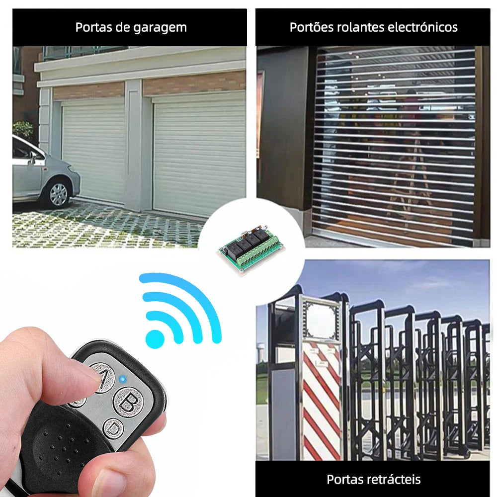 Universal 433MHz Remote Control Duplicator for Garage Doors & Gates