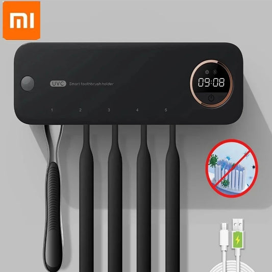 Xiaomi UV Toothbrush Holder Sterilizer with LED Display - Wall-Mount, Rechargeable