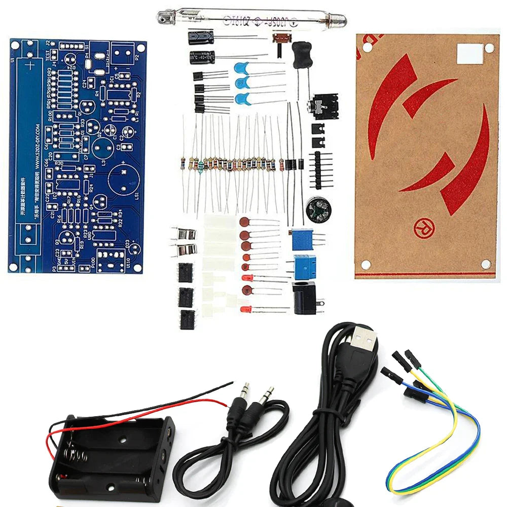 Assembled DIY Geiger Counter Kit | Radiation Detector with Miller Tube - mythtiger