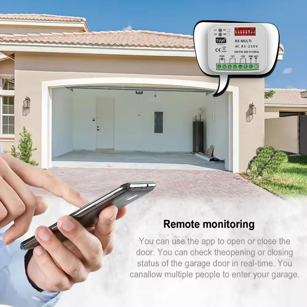 Smart WiFi Garage Door Receiver
