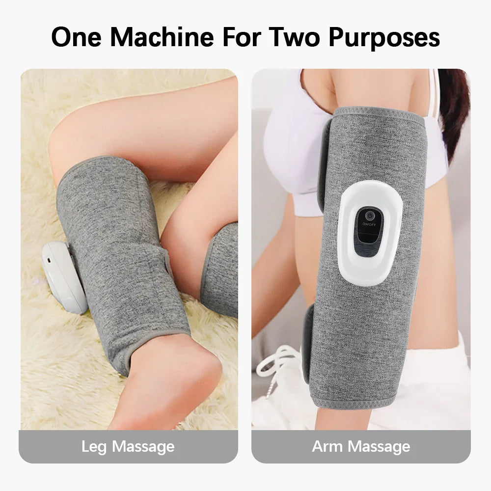 Electric 360° Air Pressure Calf Massager - Wireless Leg Massage with 3 Modes