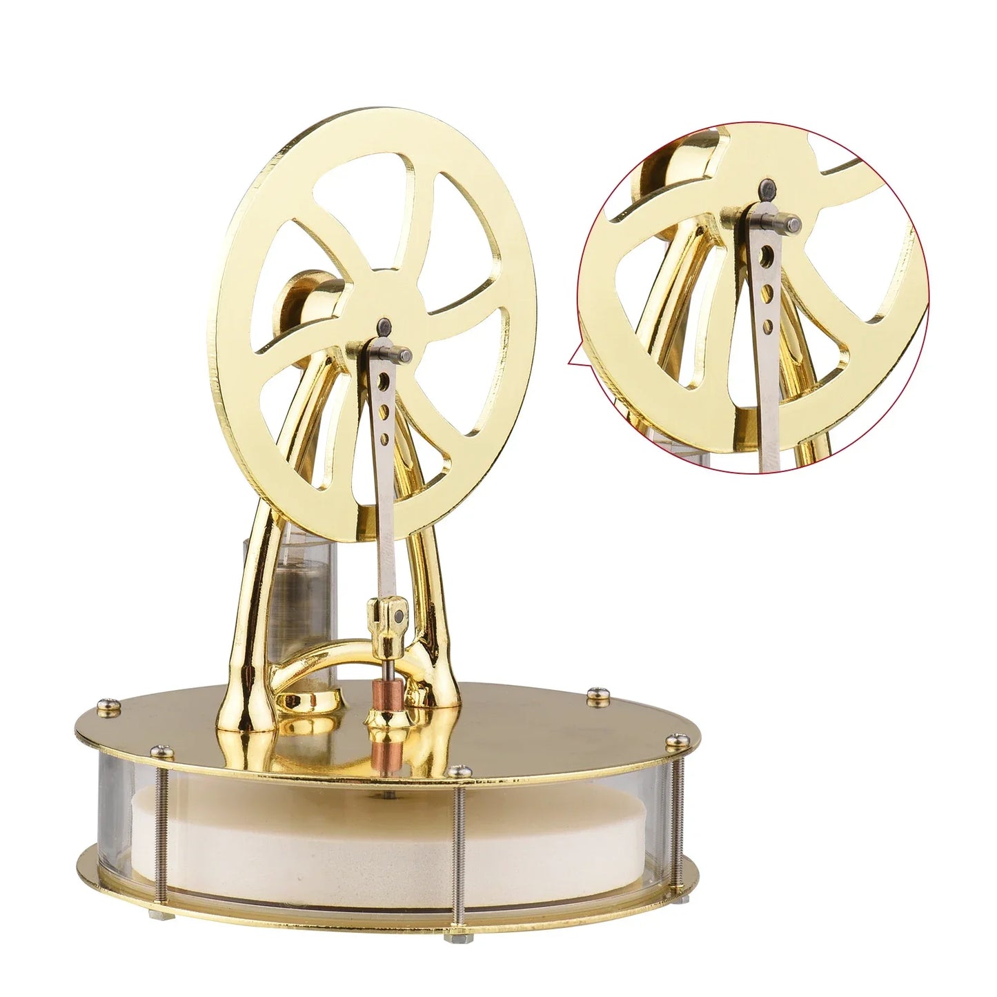Low Temperature Stirling Engine Electricity Generator - Educational & Safe Model