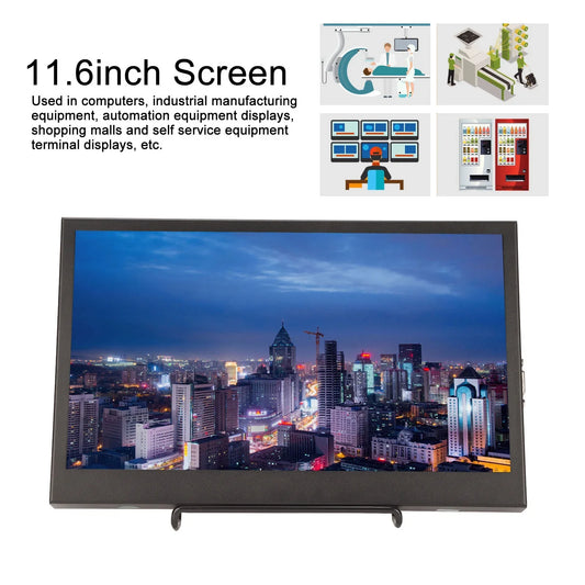11.6" Portable Monitor 1920x1080 HD - Low Power, IPS, Metal Shell