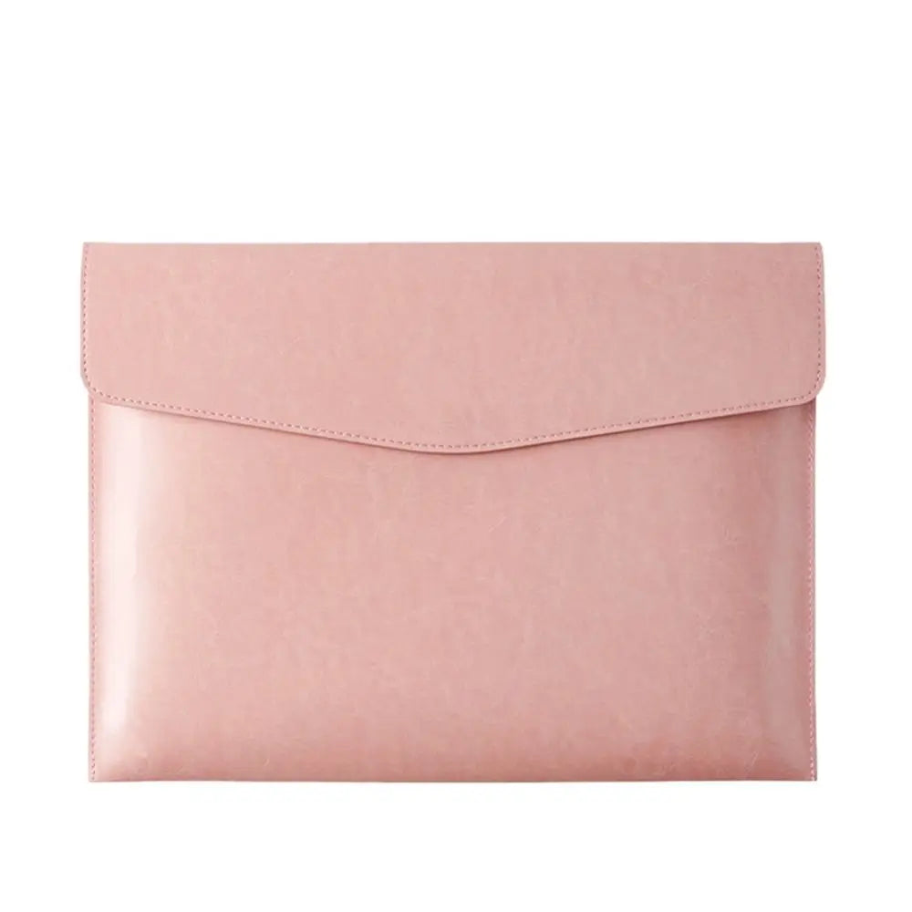 A4 A6 Leather Document Bag - Stylish & Durable Office Briefcase