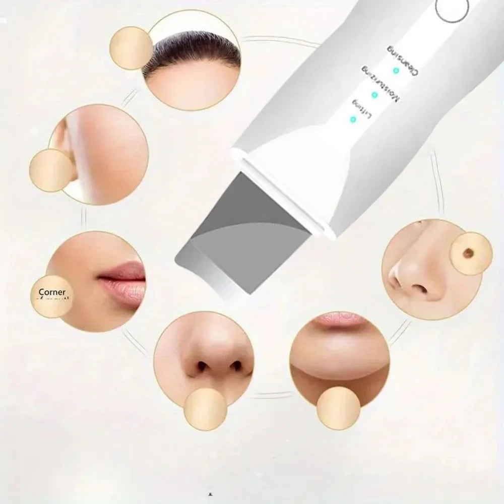 Ultrasonic Skin Scraper - Deep Pore Cleaning Facial Machine for Men & Women