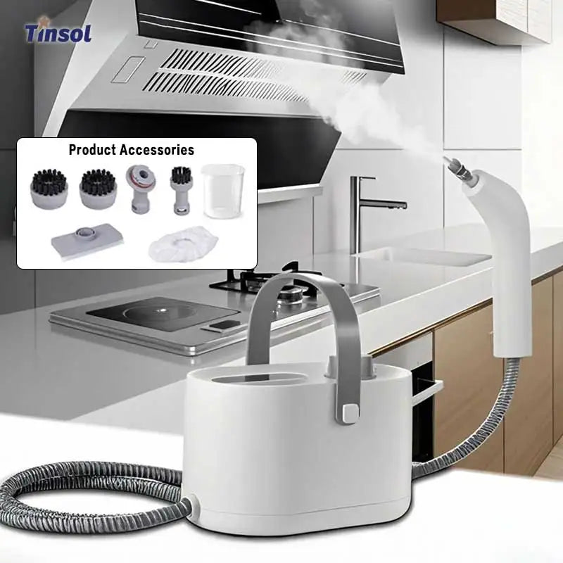 1200W Portable High Pressure Steam Cleaner for Kitchen & Car - 220V