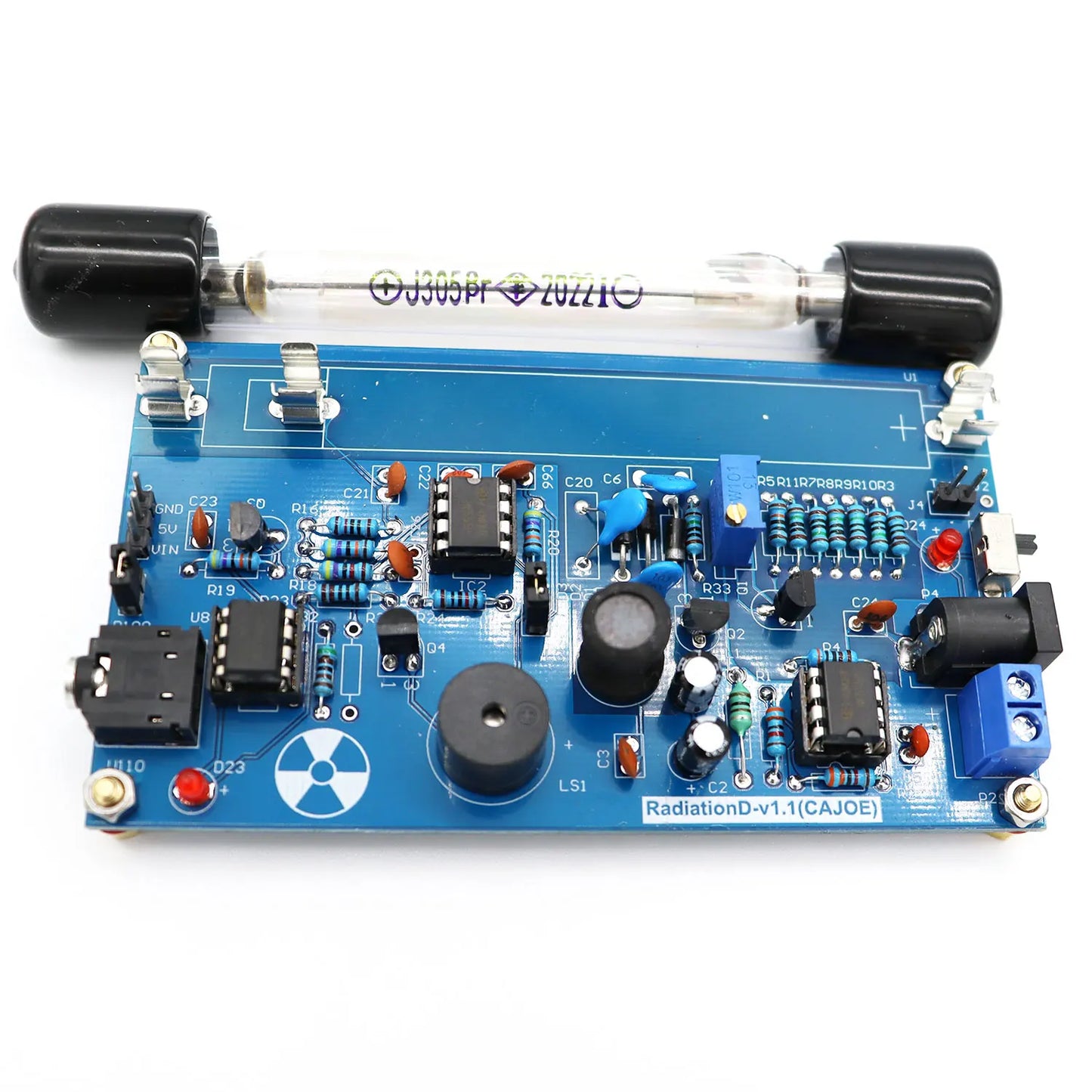 Assembled DIY Geiger Counter Kit | Radiation Detector with Miller Tube - mythtiger