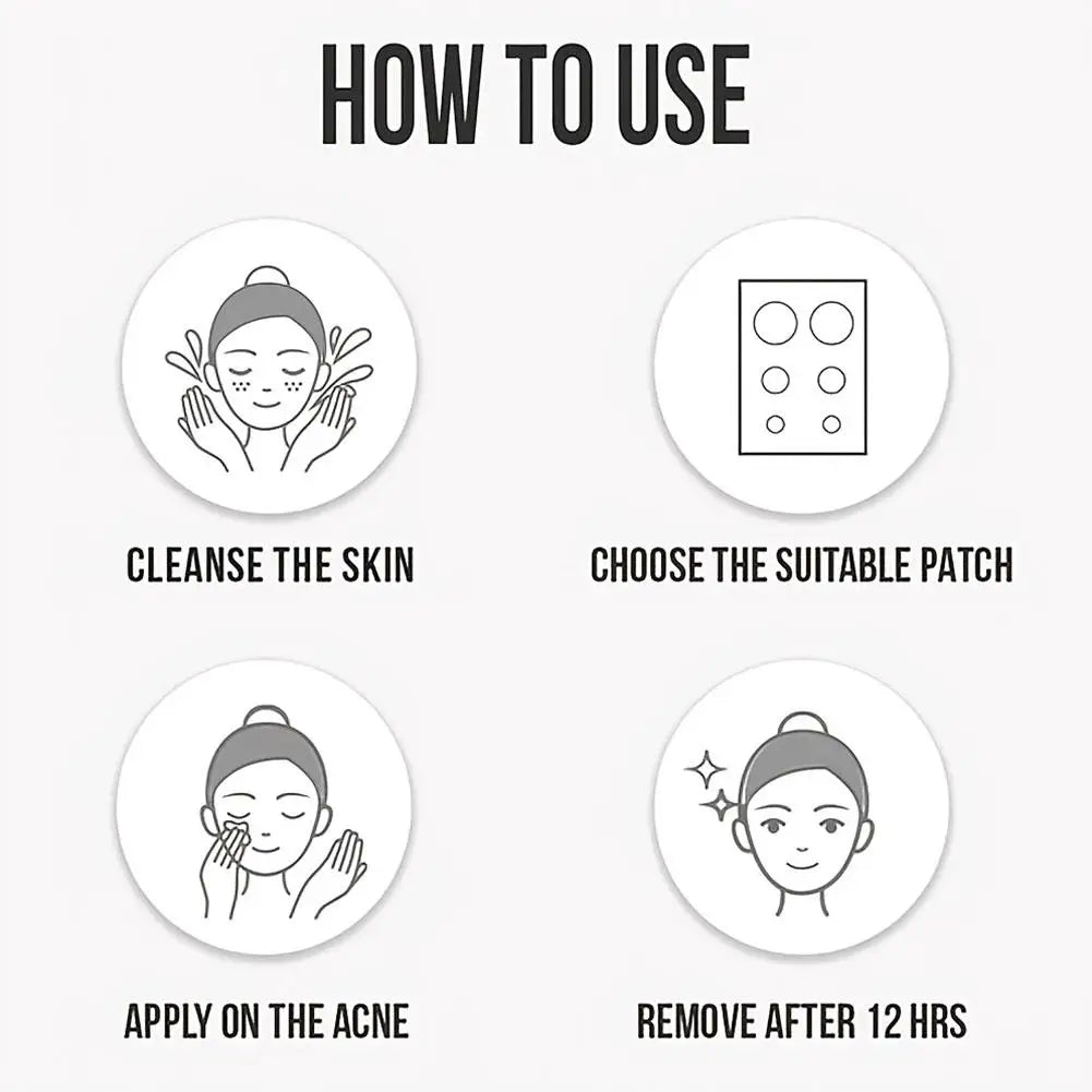 Colorful Star Pimple Patch - Invisible Acne Removal & Skin Care Stickers