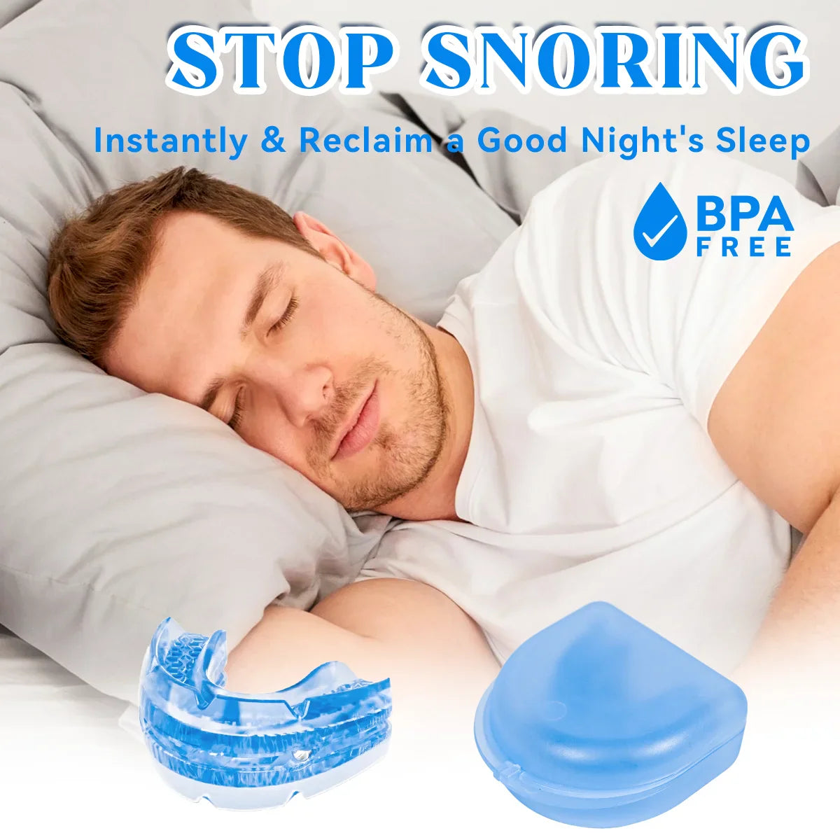 Anti Snore Bruxism Mouth Guard | Stop Snoring & Sleep Aid