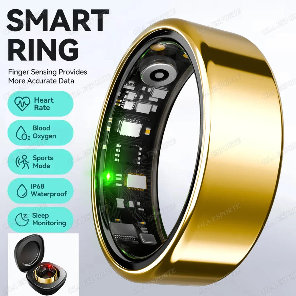For Xiaomi Smart Ring - Bluetooth Heart Rate & Blood Oxygen Monitor