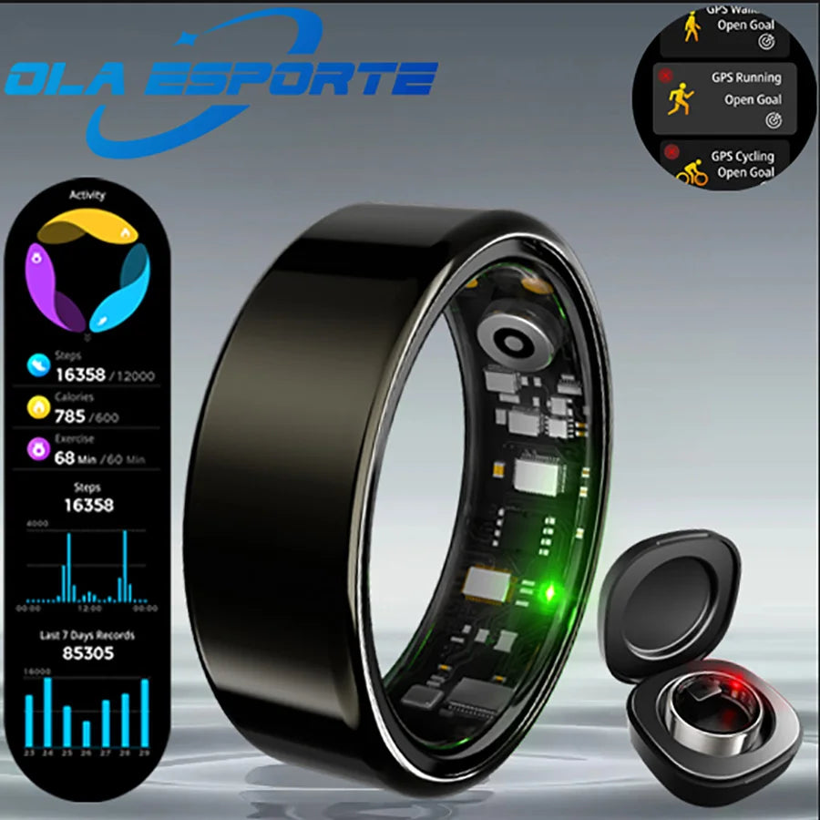 For Xiaomi Smart Ring - Bluetooth Heart Rate & Blood Oxygen Monitor