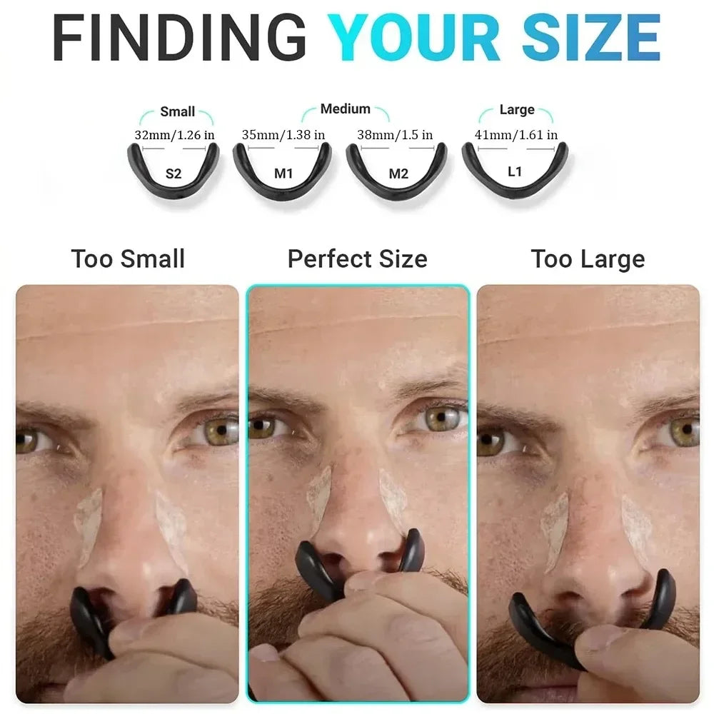 MINISO Magnetic Nasal Dilator Anti-Snoring Device – Enhance Breathing & Sleep