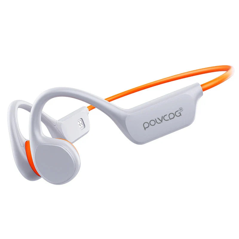 POLVCDG Bone Conduction Headset - IPX8 Waterproof Bluetooth 5.3
