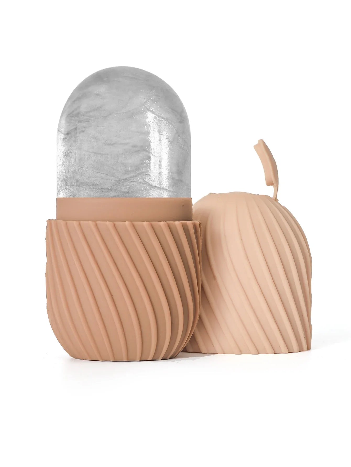 Ice Face Roller Beauty Massage Silicone Mold for Eye Puffiness & Pore Reduction