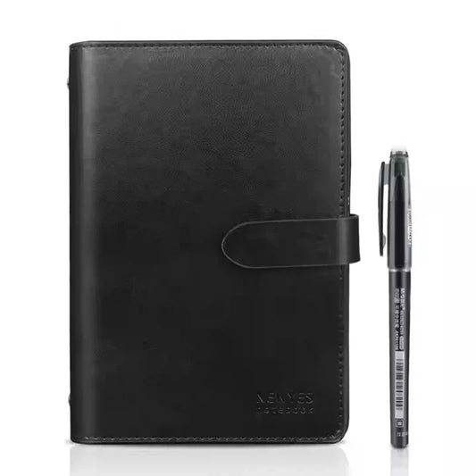 A6 PU Erasable Smart Notebook - Reusable, Waterproof, Auto-Scan