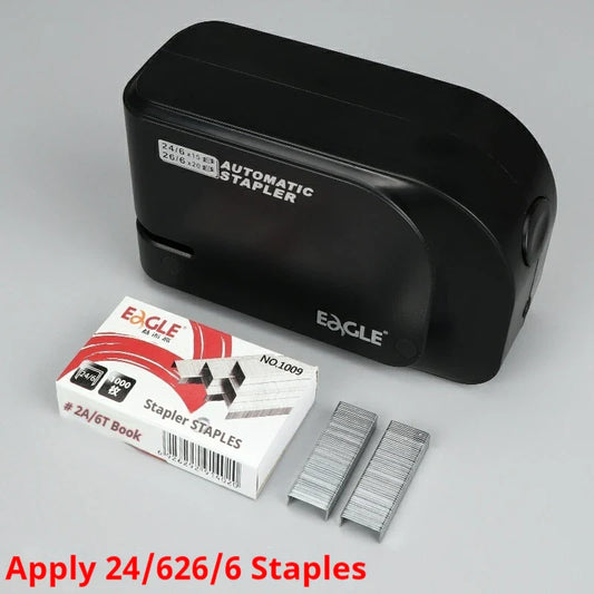 Automatic Electric Stapler - 20 Sheet Capacity, Dual Power, Free Staples