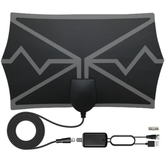 4K 25dB Smart TV Antenna for Motorhomes & Camping, DVB-T2 1080P Aerial with Amplifier