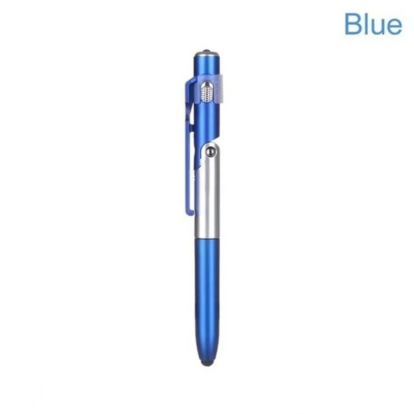4 in 1 Multifunction Ballpoint Pen with LED Light and Phone Holder