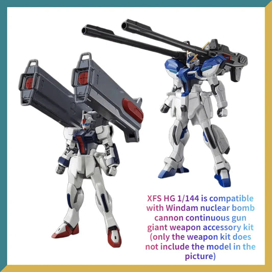 XFS HG 1/144 Windam Compatible Model with Nuclear Bombs & Cannons