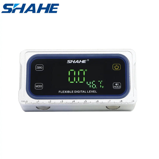 SHAHE Touch Digital Inclinometer,Single Axis 4x90°/Dual Axis ±60°,Buzzer Alarm, Dual Mode, 3-Unit for Woodworking,Table Saw