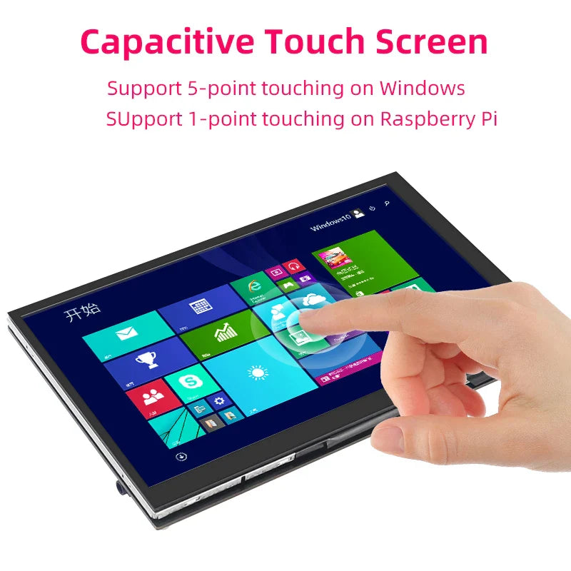 7 Inch Portable IPS LCD Touch Screen Monitor for Raspberry Pi & PC
