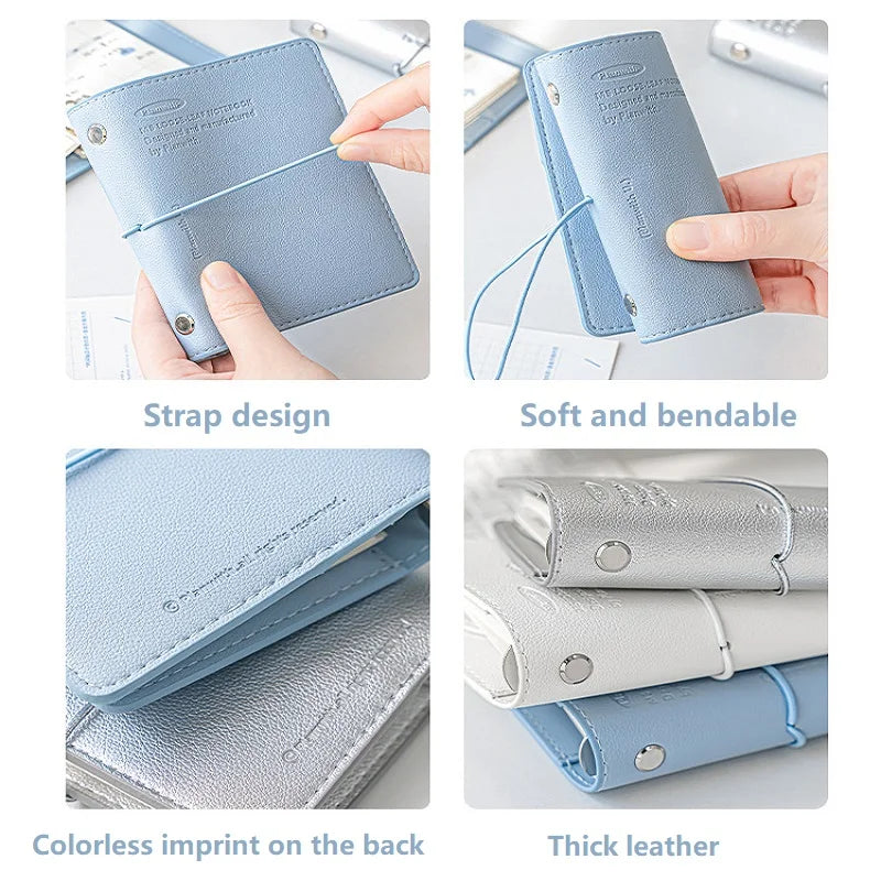 Planwith M5 Binder Notebook Set with Versatile Gel Pens and Flipchart Notepad