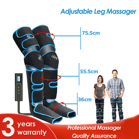 360° Air Pressure Leg Massager for Blood Circulation & Relaxation