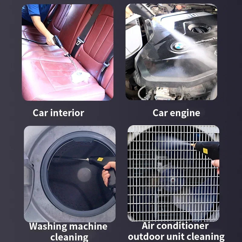 High-Temperature Steam Cleaner for Household, Kitchen, and Car