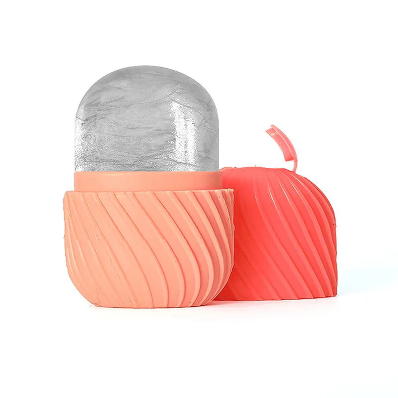 Ice Face Roller Beauty Massage Silicone Mold for Eye Puffiness & Pore Reduction