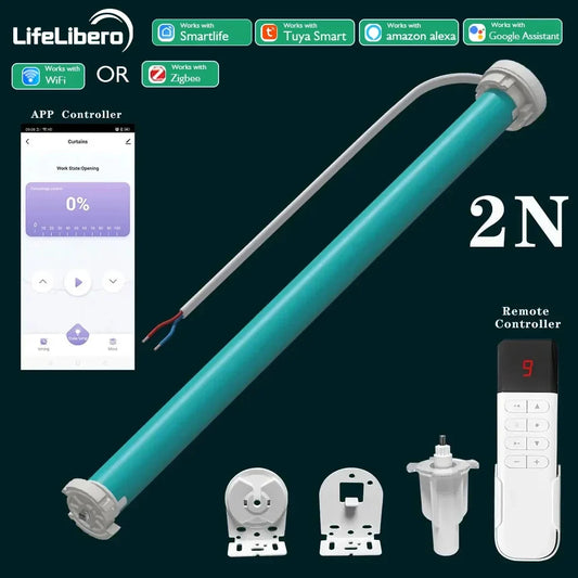 Smart Curtains Motor: WiFi & ZigBee