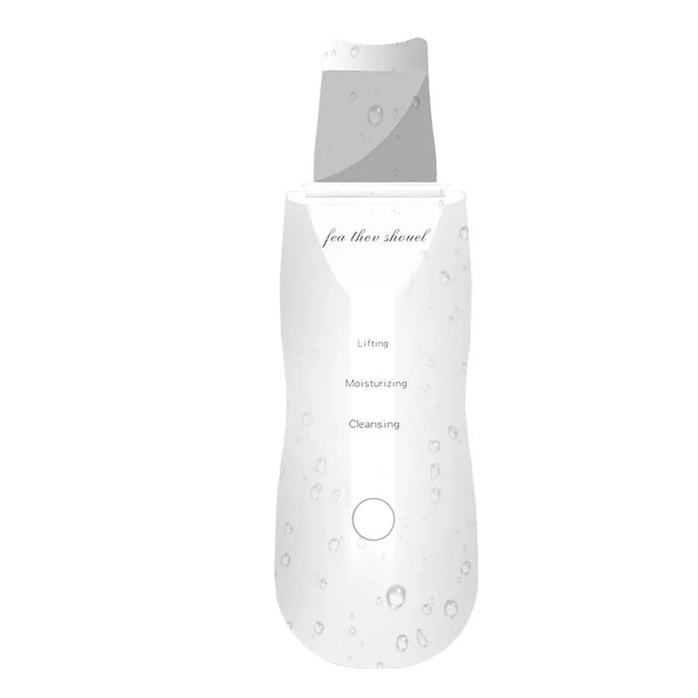Electric Ultrasonic Skin Scrubber - Blackhead Remover & Facial Lifting Tool