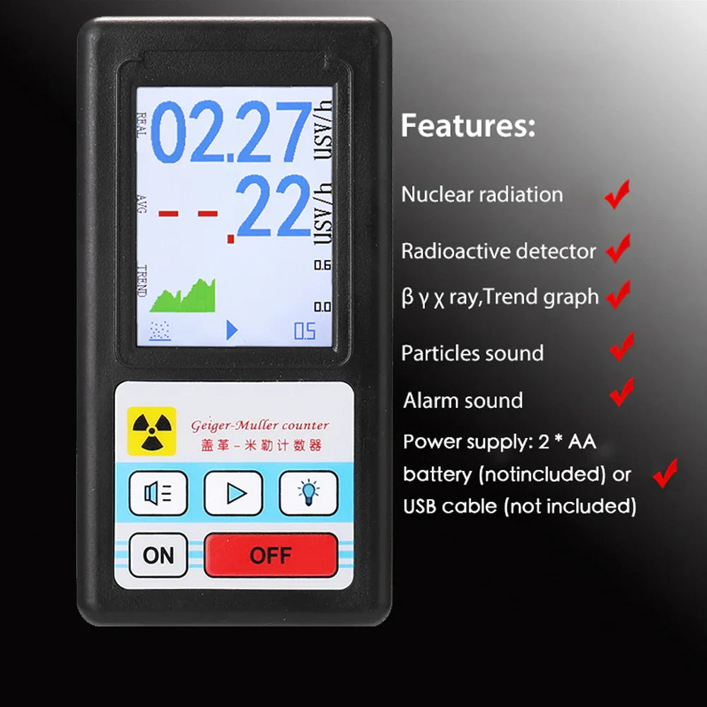 BR-6 Geiger Counter | Personal Nuclear Radiation Detector & Dosimeter