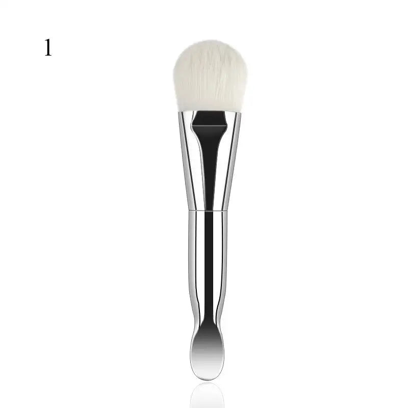 Double-Ended Silicone Face Mask Brush - Perfect for Foundation & Concealer