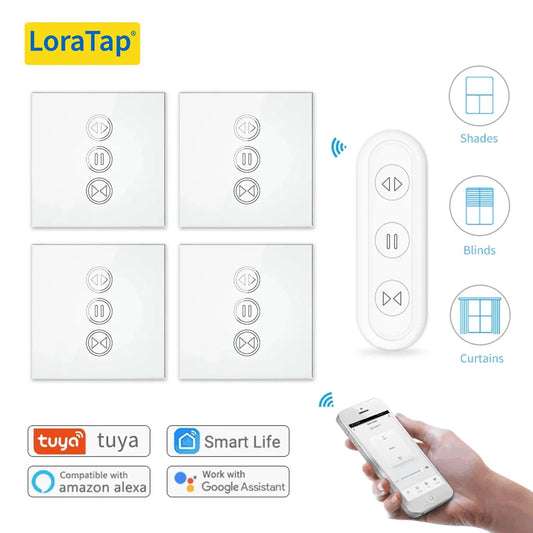 Smart Curtain Switch for Google & Alexa