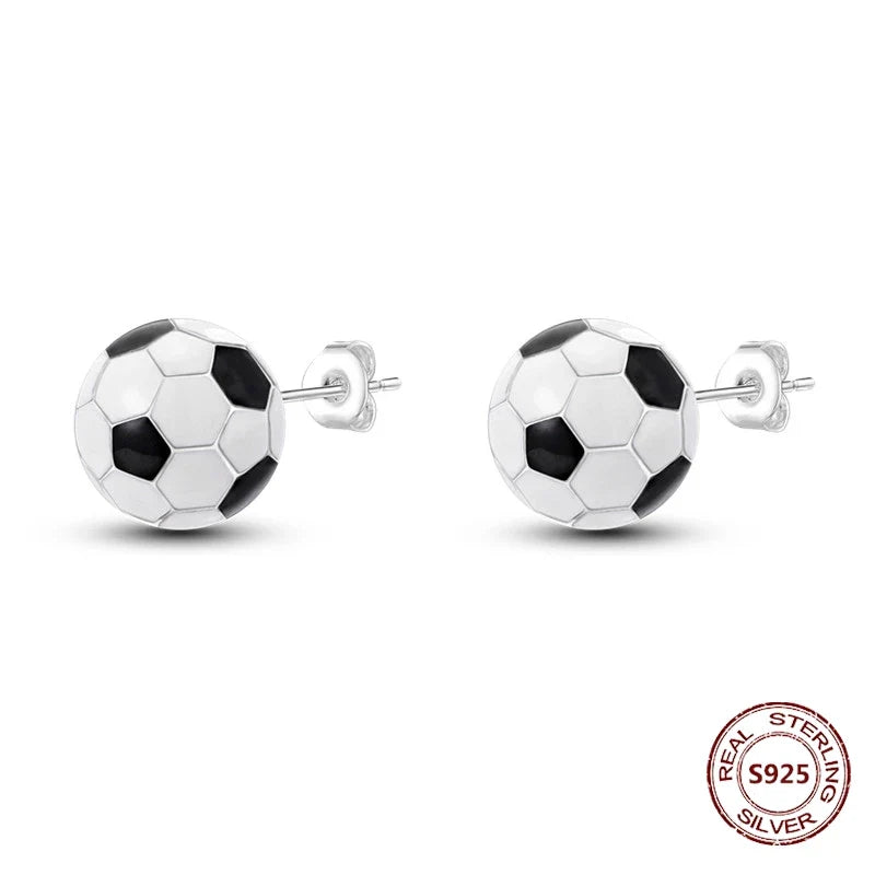 Elegant 925 Sterling Silver Dog Earrings with Zircon and Animal Designs for Women