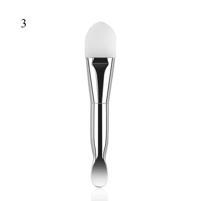 Double-Ended Silicone Face Mask Brush - Perfect for Foundation & Concealer