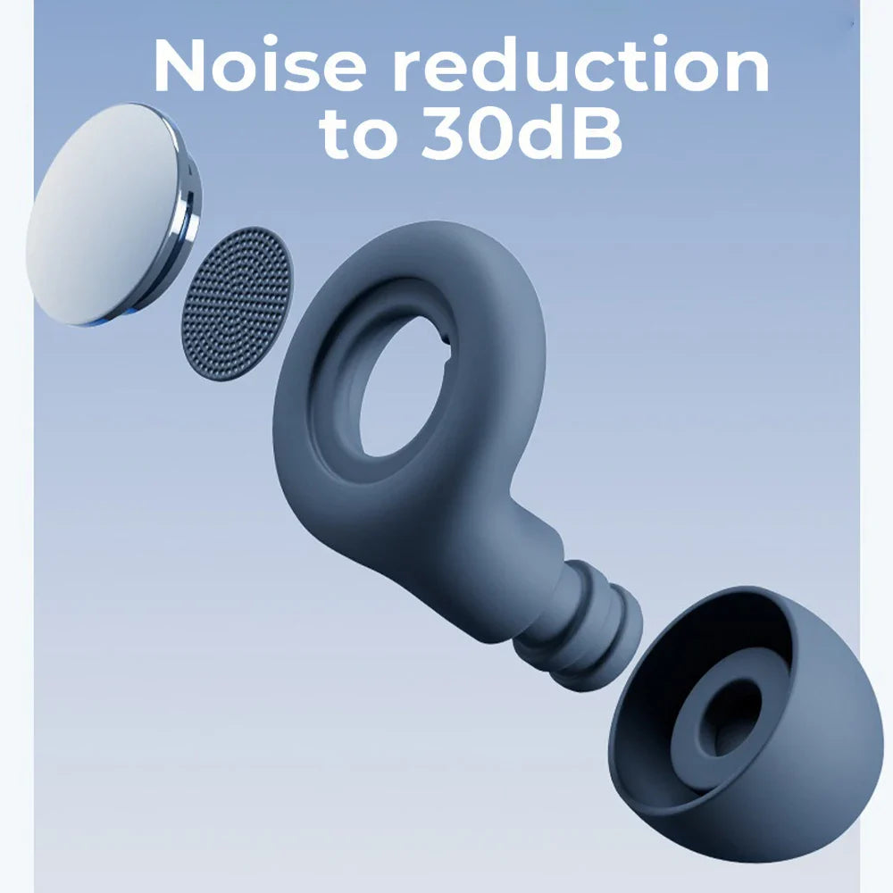 Quiet Ear Plugs for Sleeping - Super Soft Noise Reduction Reusable Hearing Protection