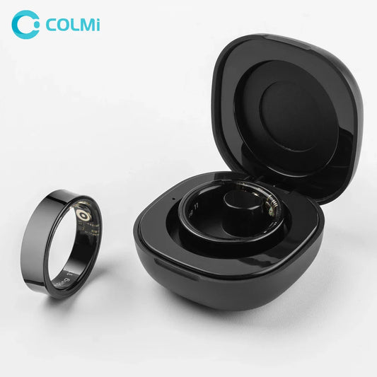 2024 COLMI R09 Smart Ring with Charging Case, Health & Sleep Monitor