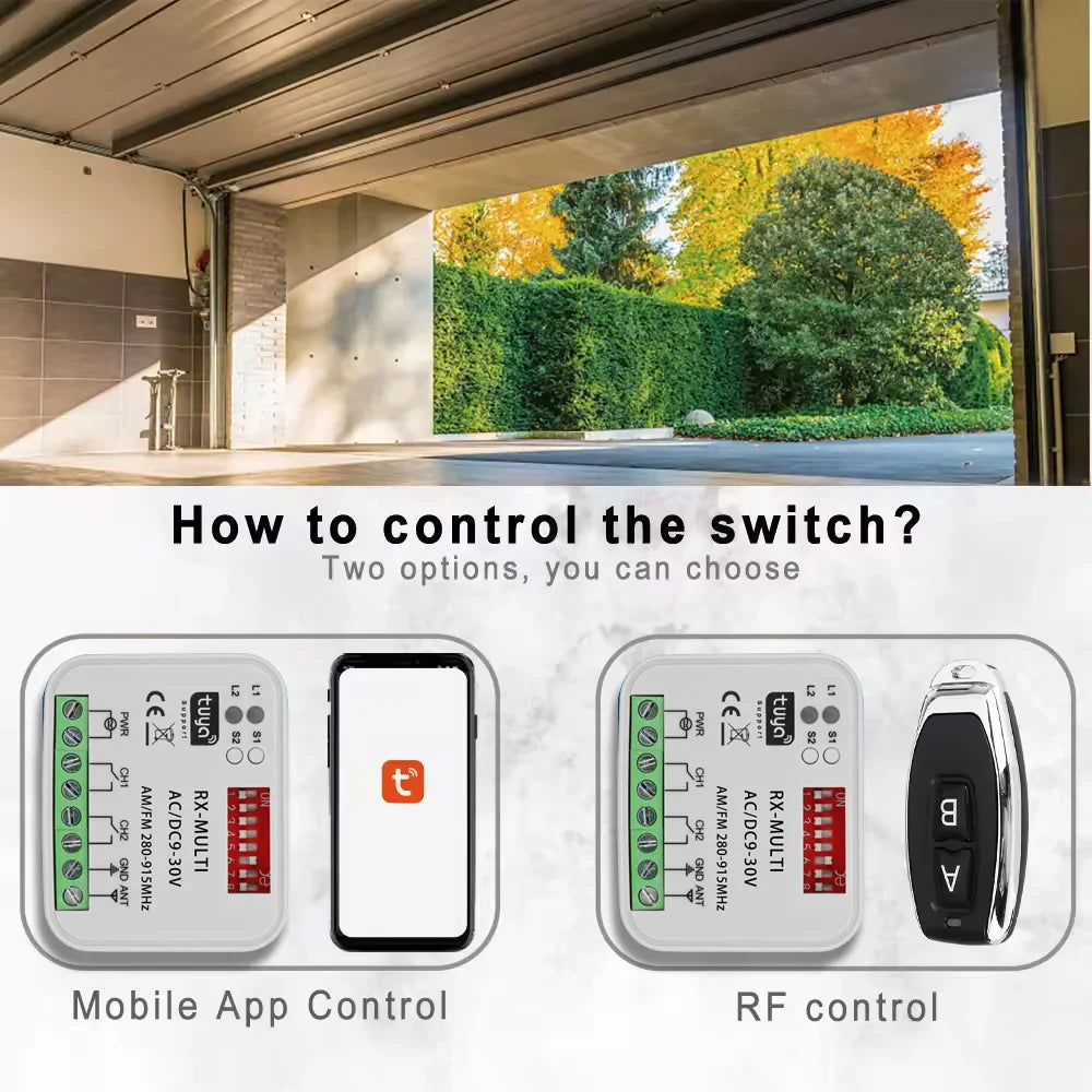Smart WiFi Garage Door Receiver