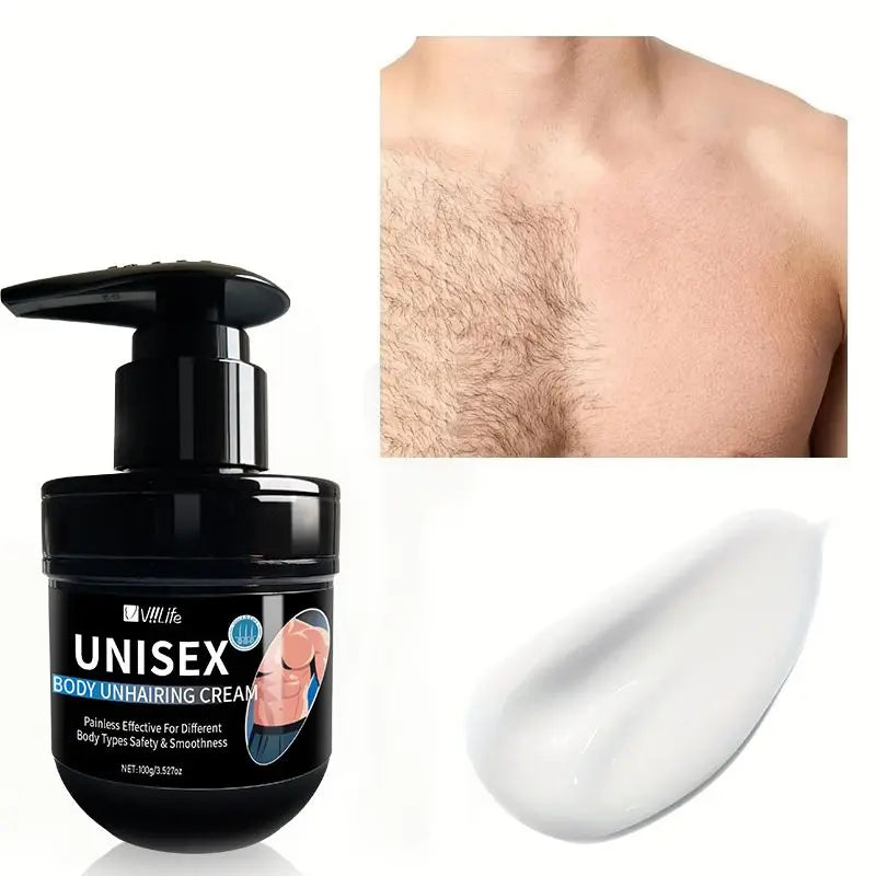 Viilife Men's Painless Hair Removal Cream - Smooth & Nourishing