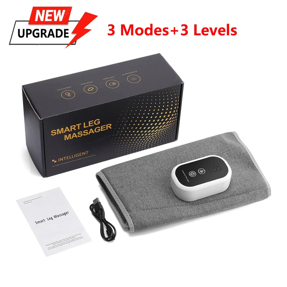 Electric 360° Air Pressure Calf Massager - Wireless Leg Massage with 3 Modes