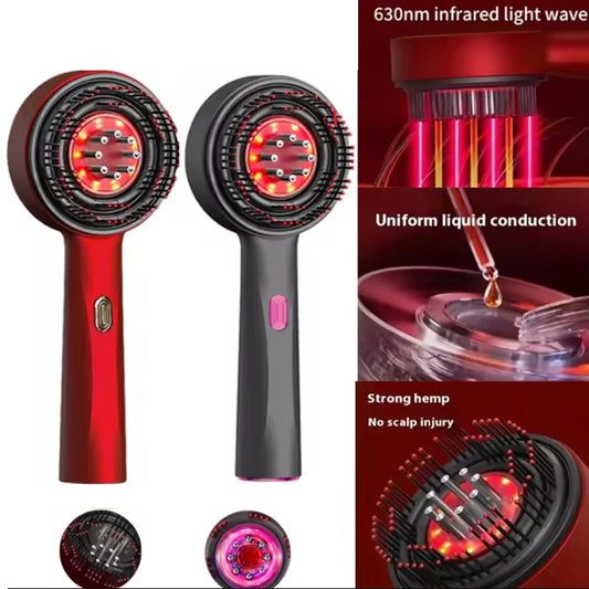 3 Modes Electric Vibration Massage Comb for Hair Growth & Scalp Care