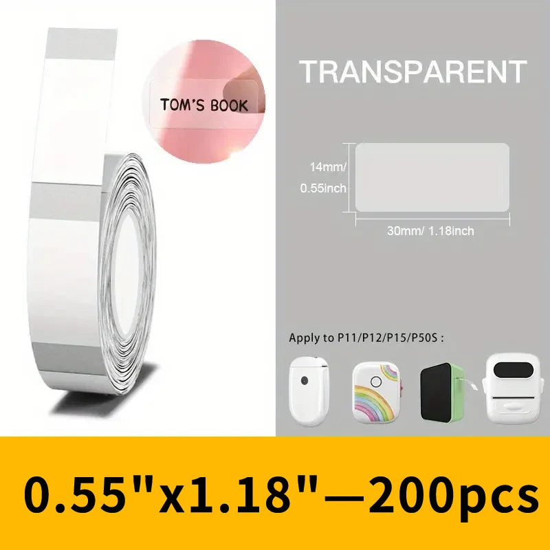 Marklife Mini Bluetooth Thermal Label Printer - Compact & Portable Ink-Free Sticker Maker
